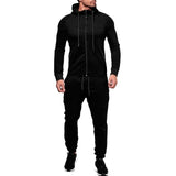 ZOGGA Fashion Jacket + pants Sportswear Men Tracksuit Hoodie Spring Autumn Men Brand Clothes Hoodies Mens Track Suit Set