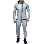 ZOGGA Fashion Jacket + pants Sportswear Men Tracksuit Hoodie Spring Autumn Men Brand Clothes Hoodies Mens Track Suit Set