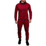 ZOGGA Fashion Jacket + pants Sportswear Men Tracksuit Hoodie Spring Autumn Men Brand Clothes Hoodies Mens Track Suit Set