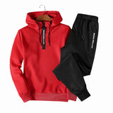 Casual tracksuit Set Men Fashion 2019 Jogger Sports Sportswear Suits Spring Autumn Two Pieces Hoodies Pants Set Male Sweat Suit