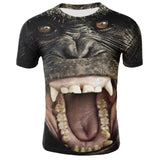 Men Animal t shirt Orangutan/monkey 3D Print tshirt Men Funny tees tops Short Sleeve O-neck 3D Print Summer Clothes XXS-4XL