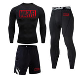 Men Sport Thermal Underwear Sports Compression Underwear Gym Training Tights Quick-Drying Wicking Clothing S-4XL