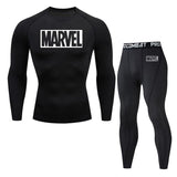 Men Sport Thermal Underwear Sports Compression Underwear Gym Training Tights Quick-Drying Wicking Clothing S-4XL